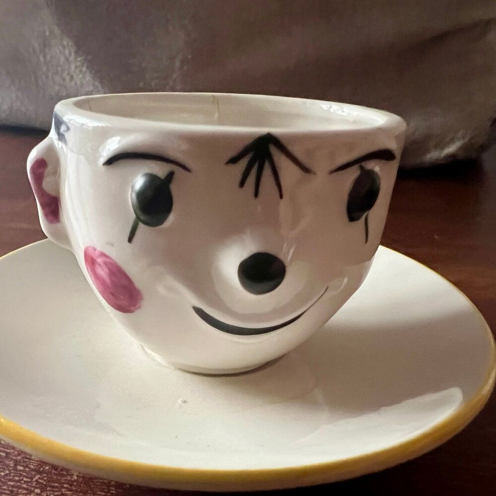 Vintage clown egg cup